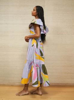 LLC13420_LAVENDER/MULTI Stella Dress