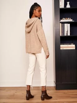 LLC21516_HEATHRED TAN Toujours Hoodie