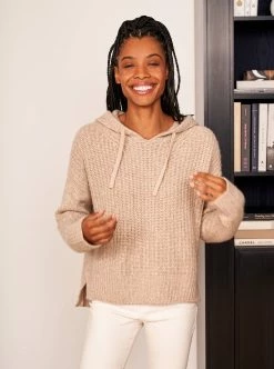 LLC21516_HEATHRED TAN Toujours Hoodie