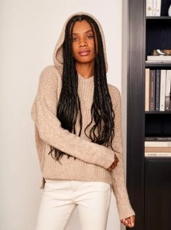 LLC21516_HEATHRED TAN Toujours Hoodie