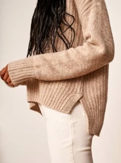 LLC21516_HEATHRED TAN Toujours Hoodie