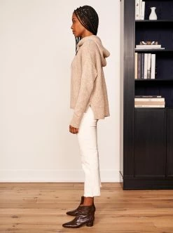 LLC21516_HEATHRED TAN Toujours Hoodie