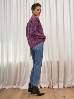 LLC21486_ROYAL BLUE/ HUNTER/SEA BLUE/ FUCHSIA/POPPY Toujours Sweater