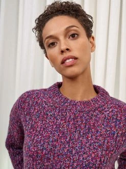 LLC21486_ROYAL BLUE/ HUNTER/SEA BLUE/ FUCHSIA/POPPY Toujours Sweater