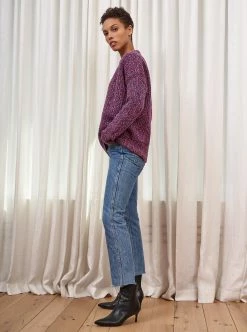 LLC21486_ROYAL BLUE/ HUNTER/SEA BLUE/ FUCHSIA/POPPY Toujours Sweater