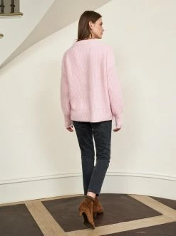 LLC21213_PINK Monogram Toujours Sweater