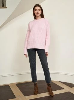 LLC21213_PINK Monogram Toujours Sweater
