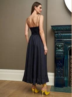 LLC13354_NAVY Tracy Dress