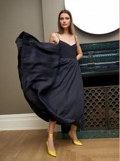 LLC13354_NAVY Tracy Dress