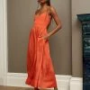 LLC13354_TANGERINE Tracy Dress Dresses