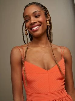 LLC13354_TANGERINE Tracy Dress Dresses