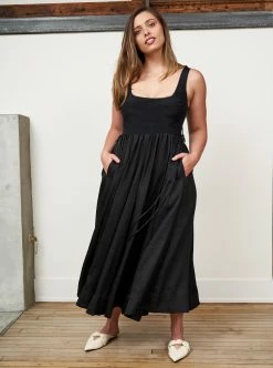 LLC13271_BLACK Dresses Villanelle Dress