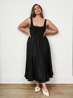 LLC13271_BLACK Dresses Villanelle Dress