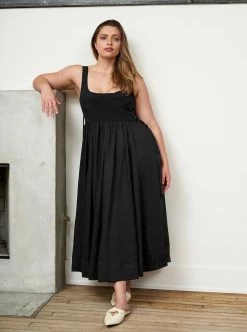 LLC13271_BLACK Dresses Villanelle Dress