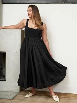 LLC13271_BLACK Dresses Villanelle Dress