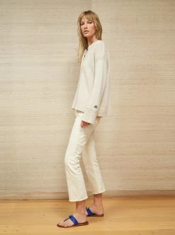 LLC21631_CREAM Val Sweater Monogram