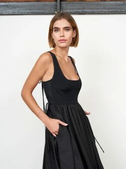 LLC13271_BLACK Dresses Villanelle Dress