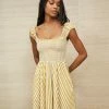 LLC13451_DIJON/IVORY Dresses Vivian Dress