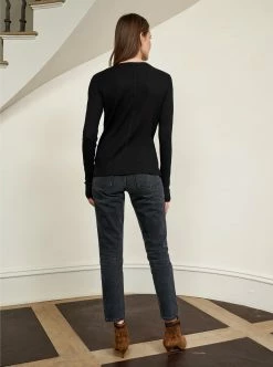 LLC21638_BLACK Tees Waffle Henley 12 LLC21638_BLACK Tees Waffle Henley