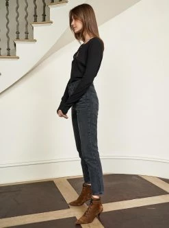 LLC21638_BLACK Tees Waffle Henley 15 LLC21638_BLACK Tees Waffle Henley