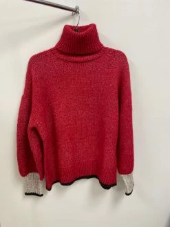 Recurate Big Red Turtleneck Re-Ligne