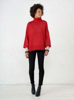 Recurate Big Red Turtleneck Re-Ligne